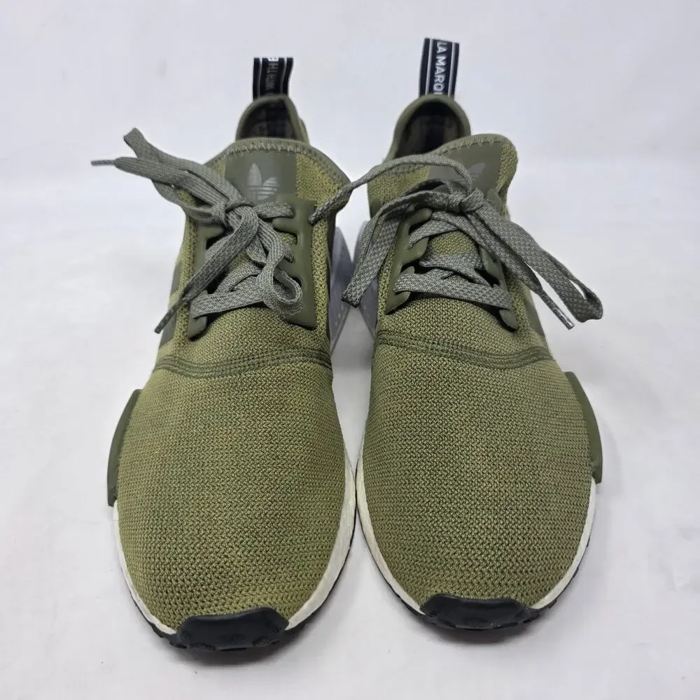 Adidas NMD_R1 Olive Green Boost Sneakers Men’s Size 8.5